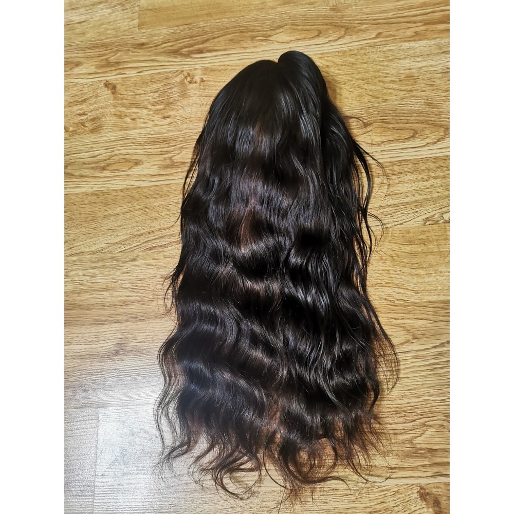 Quality Front Lace Light Wave Color 1B/Light Brown Human Hair wig 20"